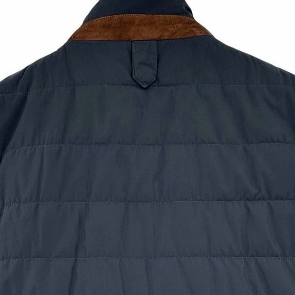 Polo Ralph Lauren Nylon / Suede Trimmed Quilted Vest M - Picture 7 of 9